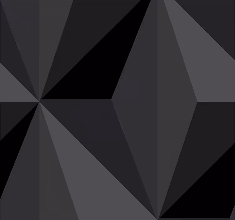 Carta da parati 3D con triangoli - TenStickers