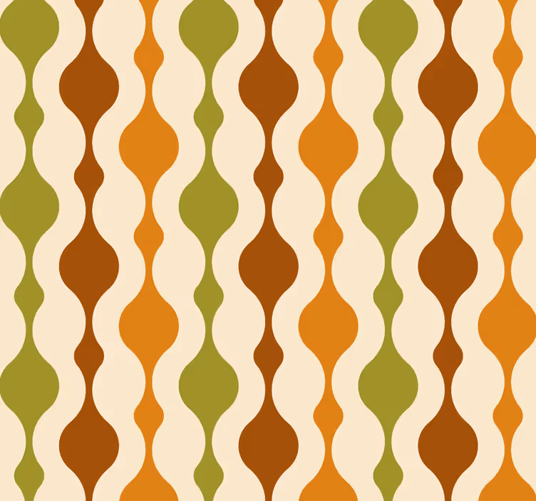 Carta da parati con strisce colorate - TenStickers