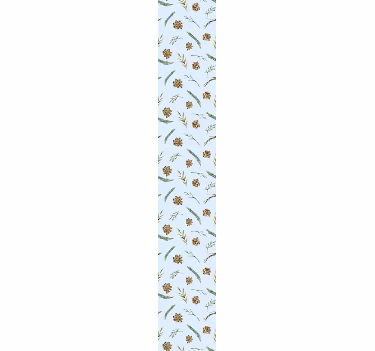Carta da parati floreale stampa botanica soft - TenStickers