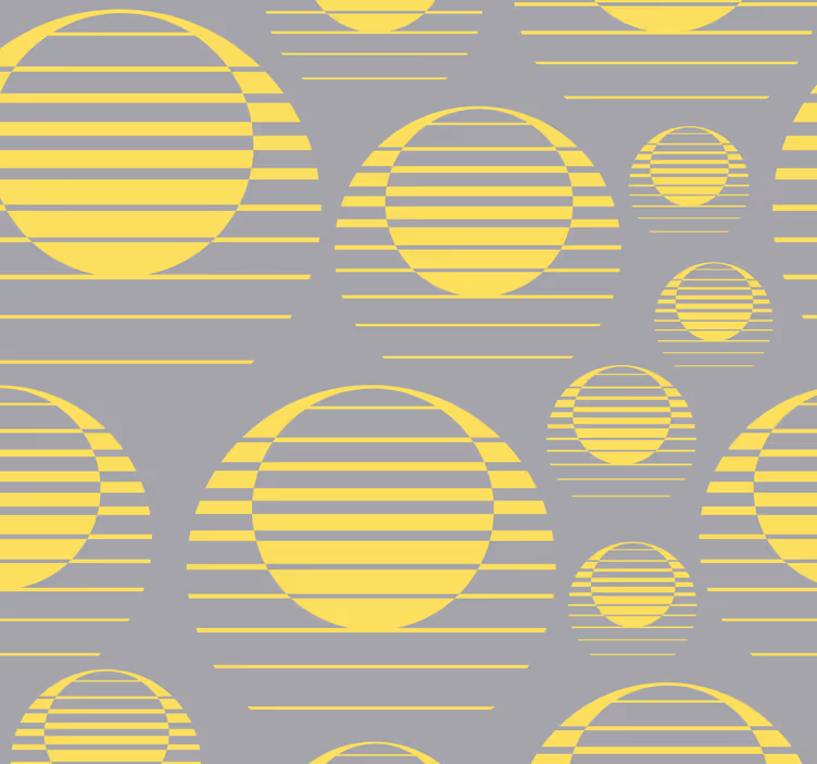 Carta da parati geometrica motivo a punti geometrici - TenStickers
