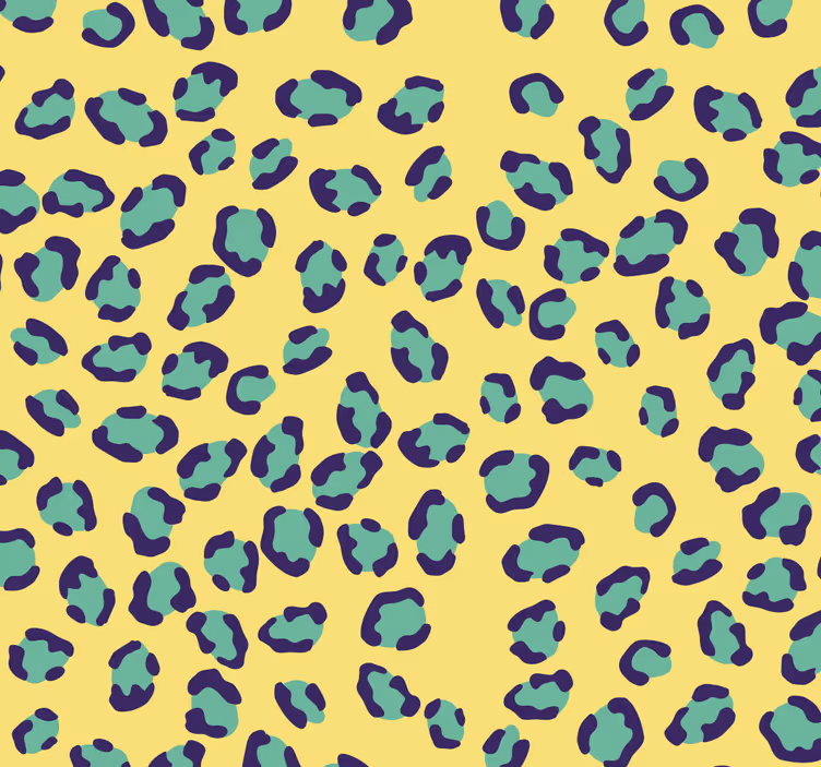 Carta da parati leopardata motivo a macchie di leopardo - TenStickers