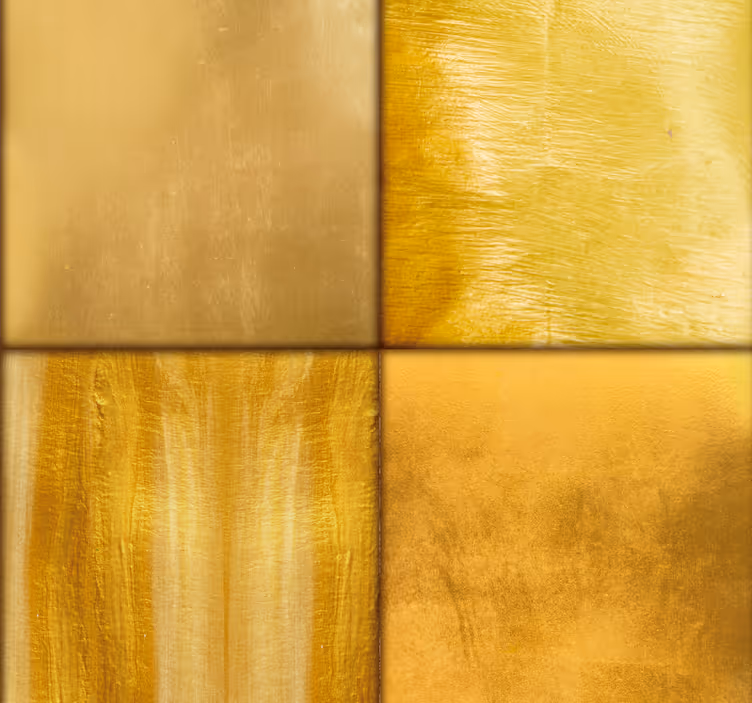 Carta da parati texture superficie strutturata dorata - TenStickers