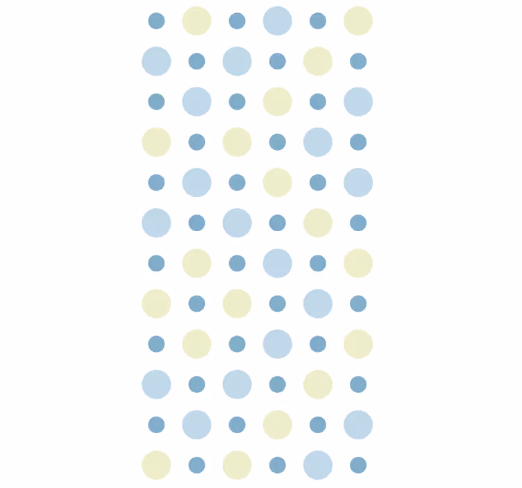 Carta da parati pois serenità a pois - TenStickers
