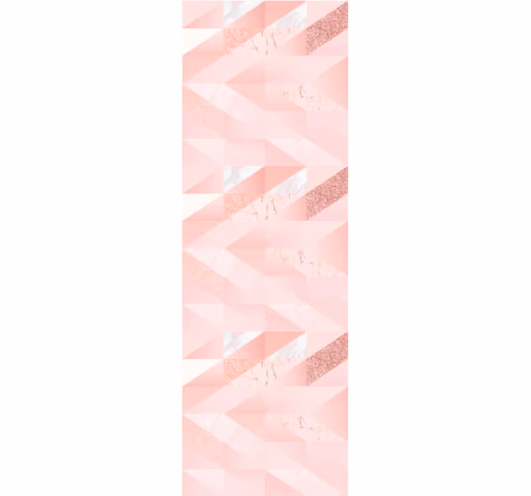 Carta da parati effetto marmo fusione chevron - TenStickers