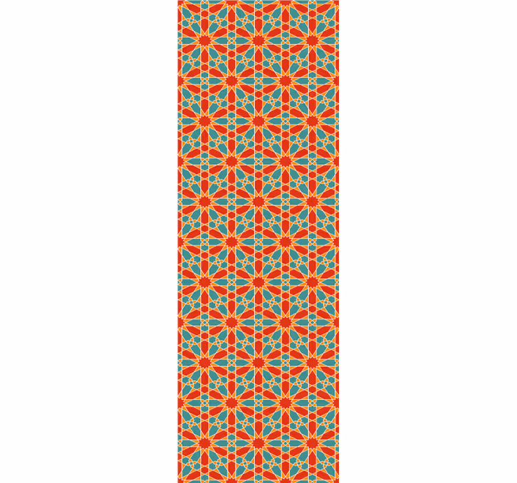 Carta da parati geometrica simmetria caleidoscopica - TenStickers