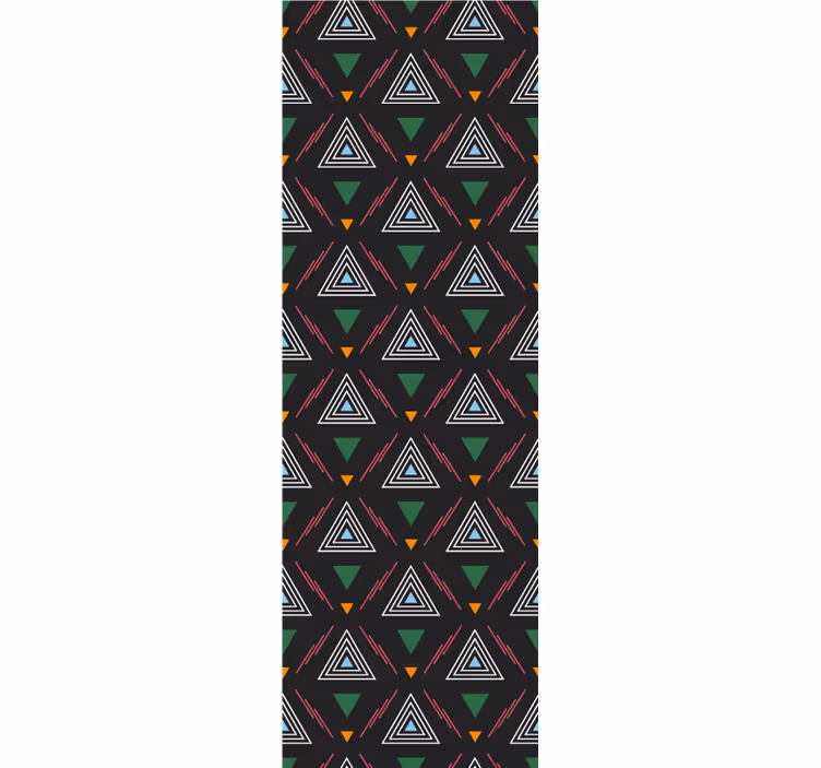 Carta da parati triangoli armonia triadica - TenStickers