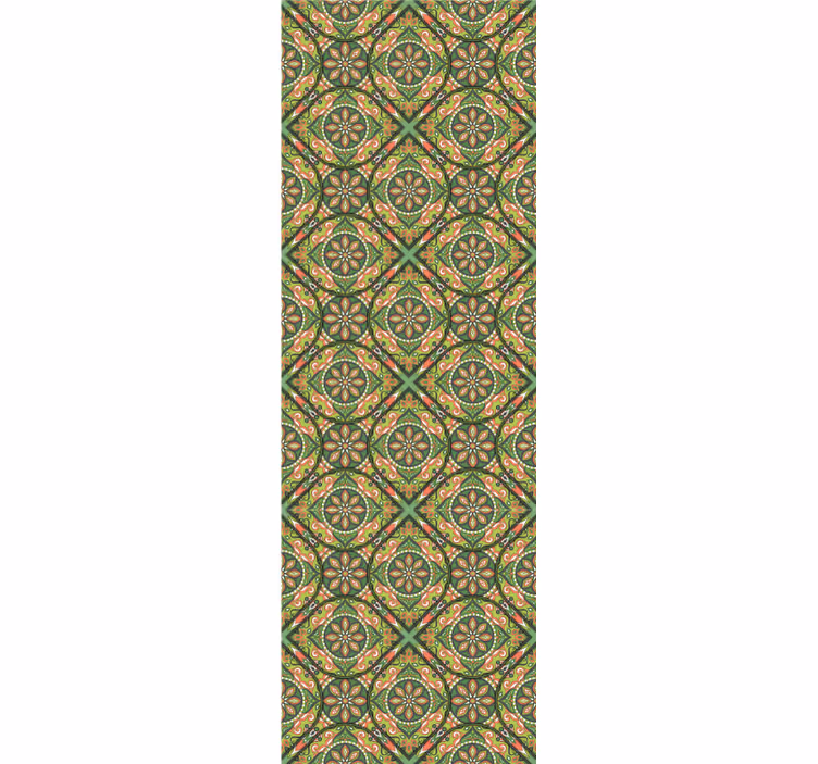 Carta da parati ornamentale geometrico ornato - TenStickers