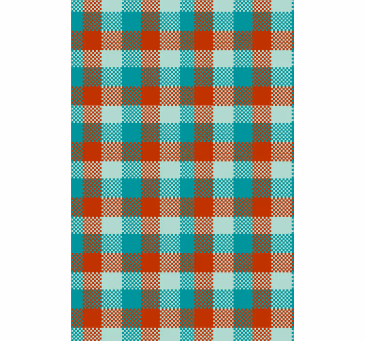 Carta da parati geometrica motivo a percalle - TenStickers