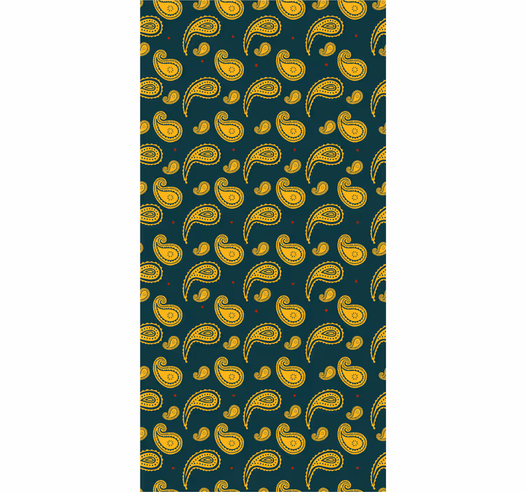 Carta da parati ornamentale disegno motivo paisley - TenStickers