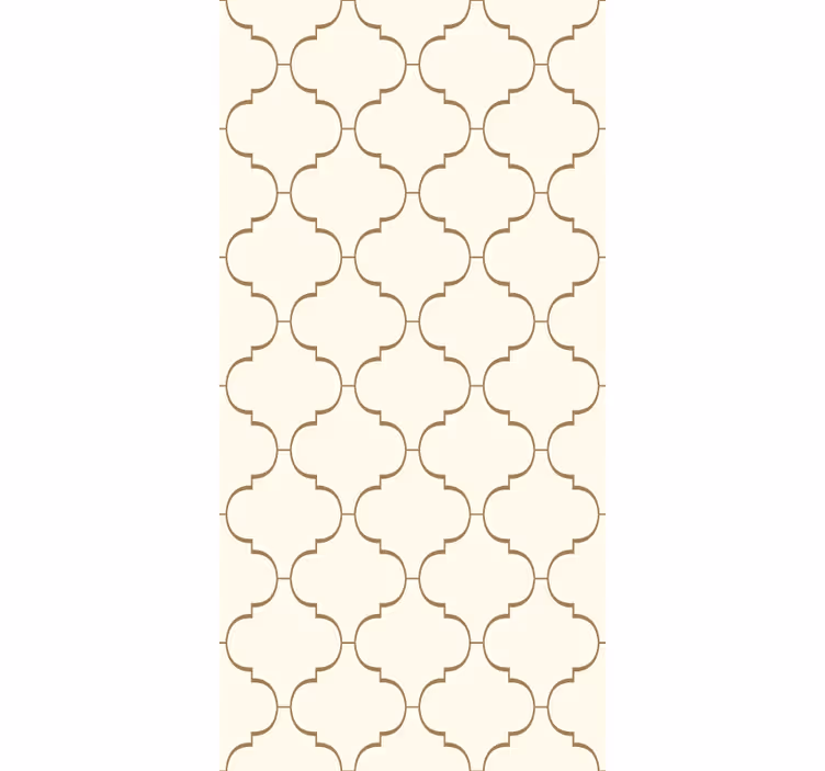 Carta da parati ornamentale traliccio ornato - TenStickers