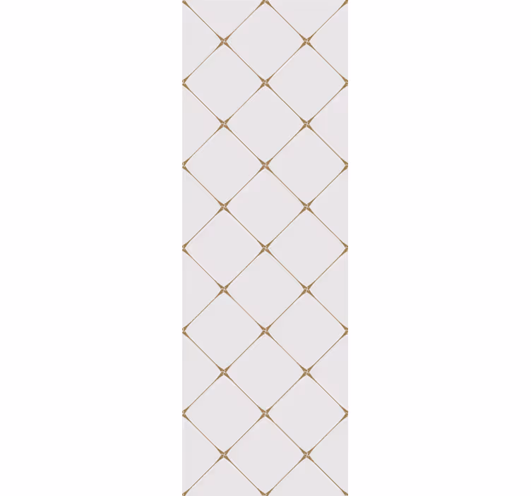 Carta da parati quadrati linee geometriche di diamanti - TenStickers