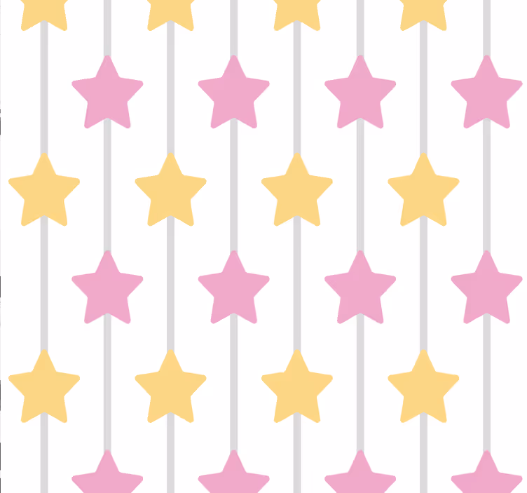 Carta da parati stelle stelline viola - TenStickers
