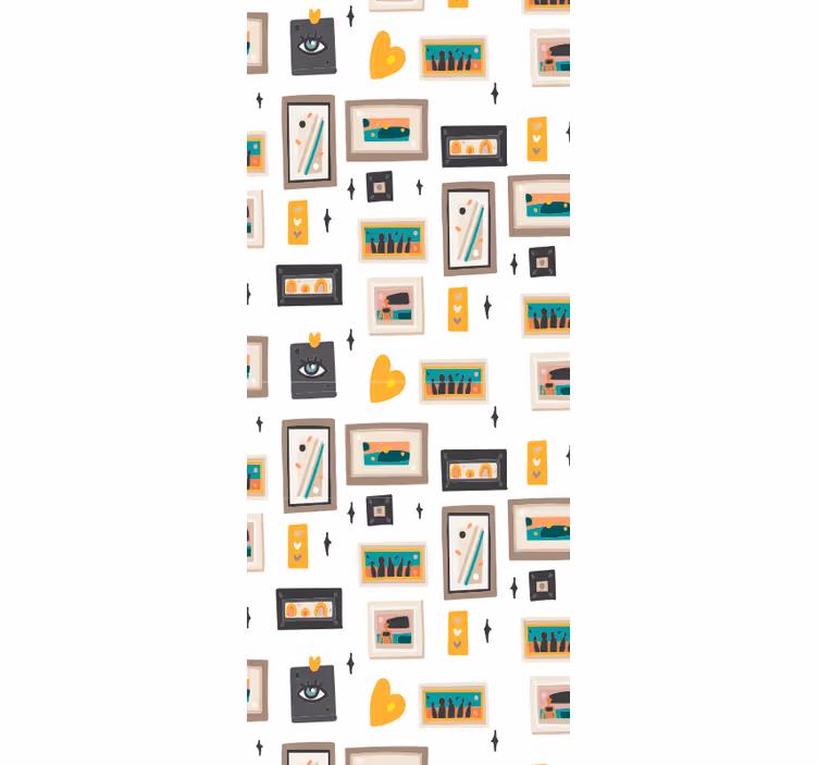 Carta da parati stile industriale motivi da ufficio retrò - TenStickers