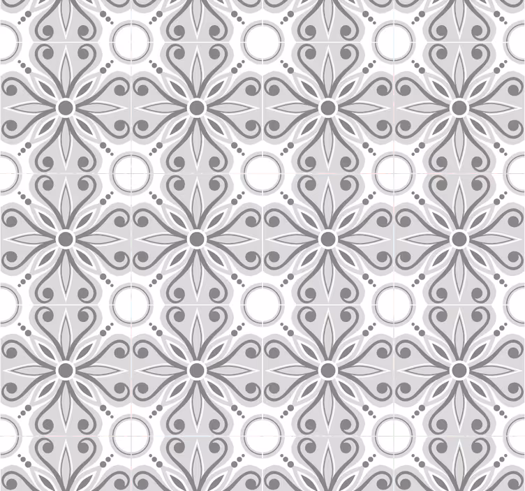 Carta da parati ornamentale modelli decorati - TenStickers