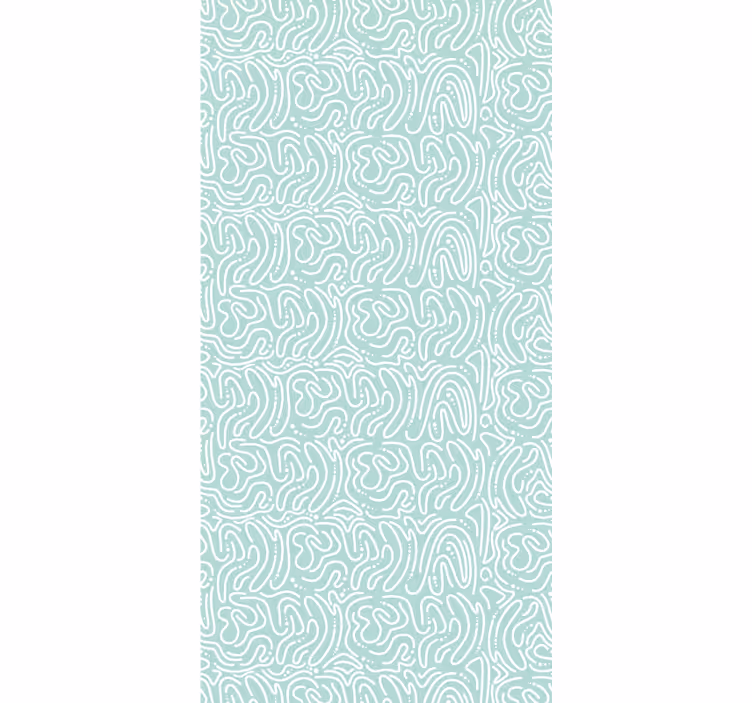 Carta da parati astratta labirinto verde - TenStickers