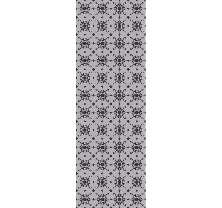 Carta da parati ornamentale motivo floreale ornato - TenStickers