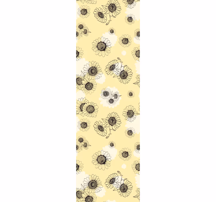 Carta da parati floreale motivi floreali - TenStickers