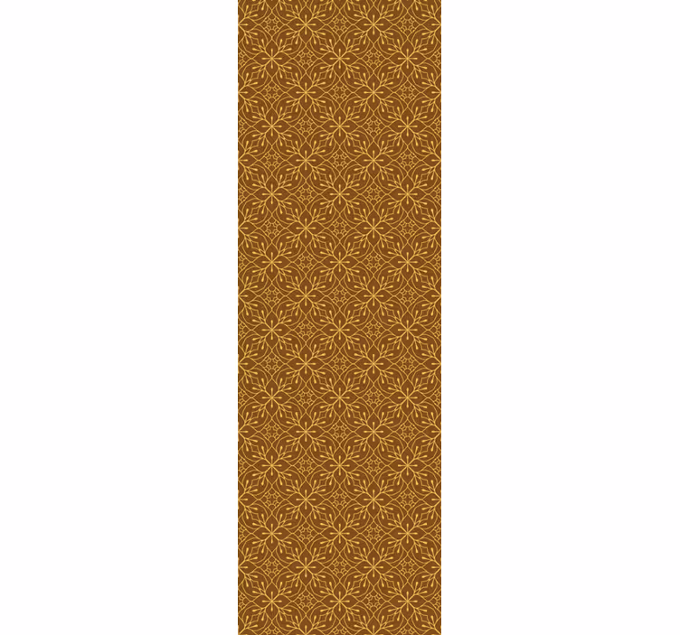 Carta da parati effetto piastrelle floreale geometrico - TenStickers