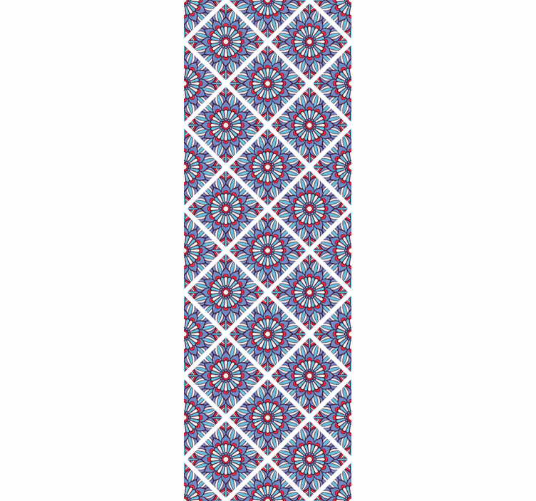 Carta da parati floreale eleganza floreale geometrica - TenStickers