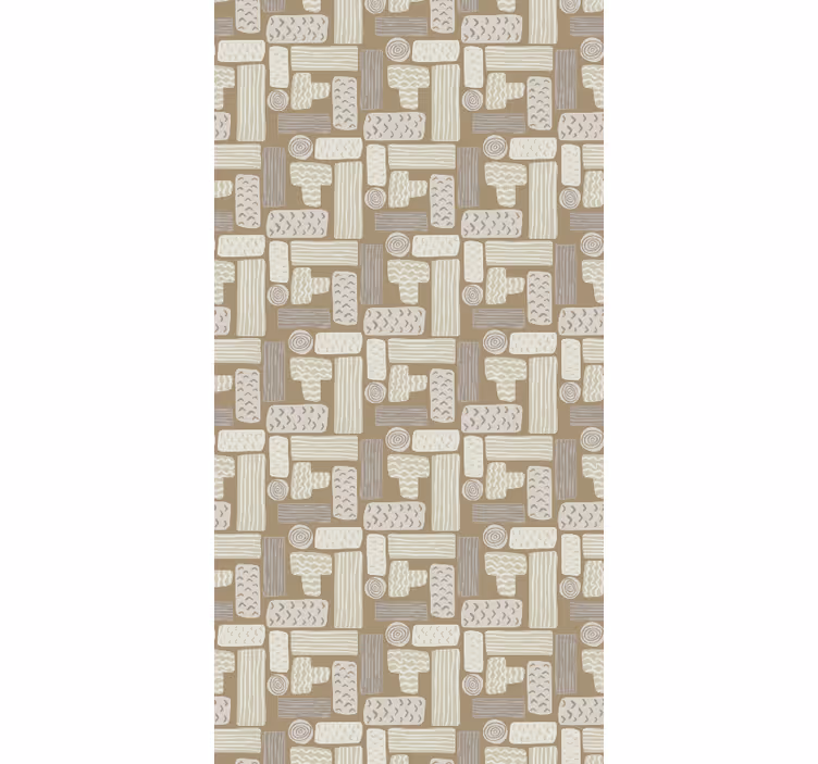Carta da parati effetto marmo marmo geometrico - TenStickers