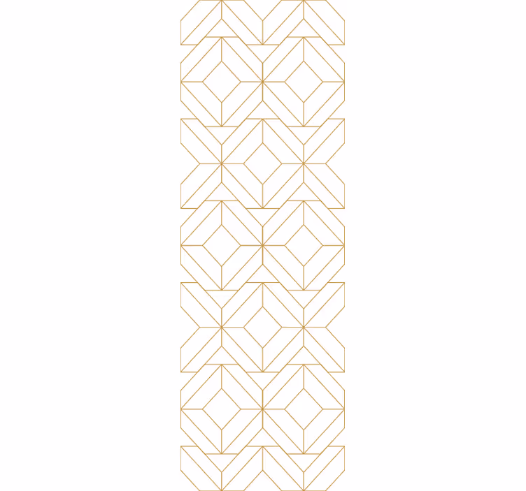 Carta da parati geometrica disegno geometrico del cubo - TenStickers