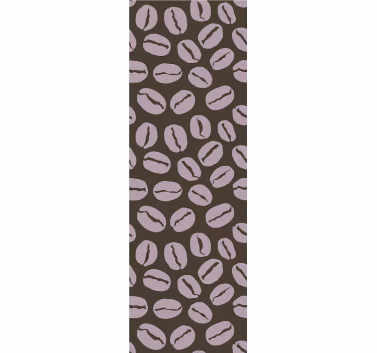 carta da parati cucina modello di chicchi di caffè - TenStickers