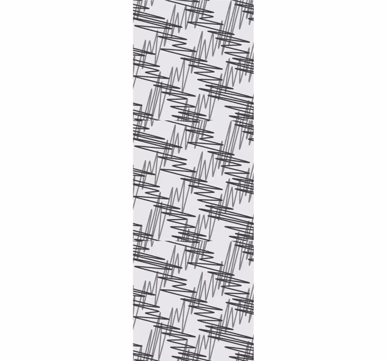 Carta da parati soggiorno motivo lineare astratto - TenStickers