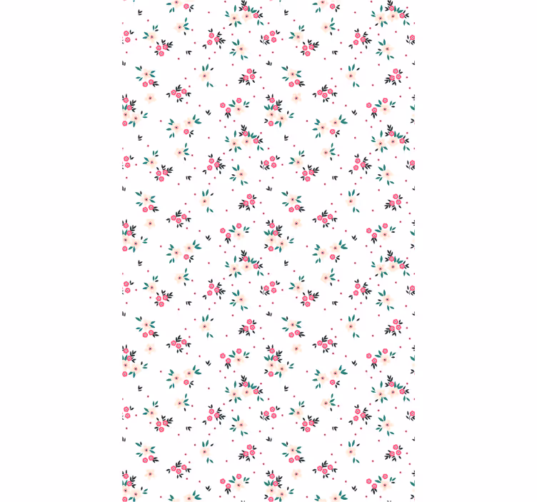 Carta da parati floreale esposizione di bouquet floreali - TenStickers