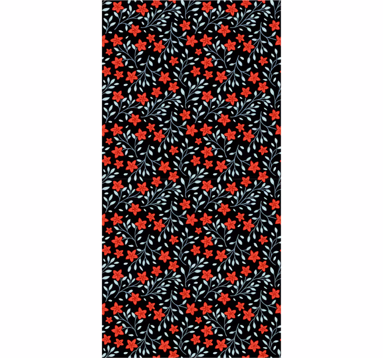 Carta da parati floreale arazzo floreale - TenStickers