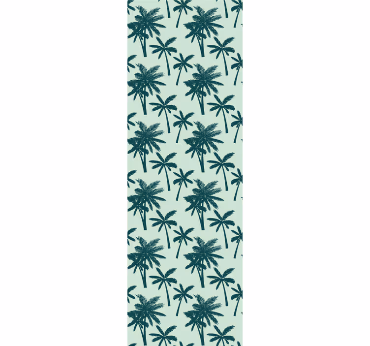 Carta da parati alberi motivo palme - TenStickers