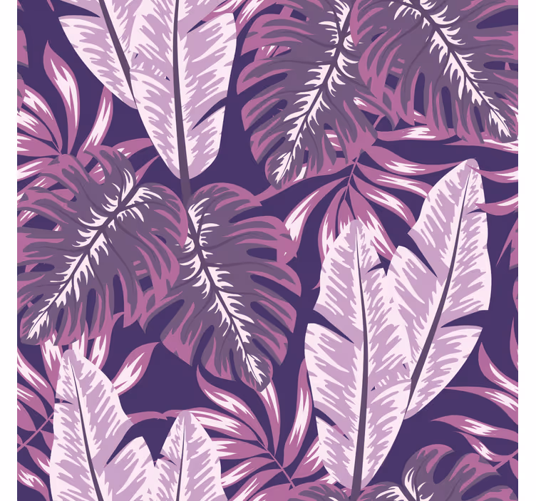 Carta da parati fiori Maranta viola - TenStickers