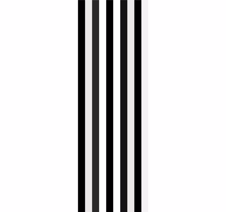 Carta da parati righe orizzontali monocromatico a strisce - TenStickers
