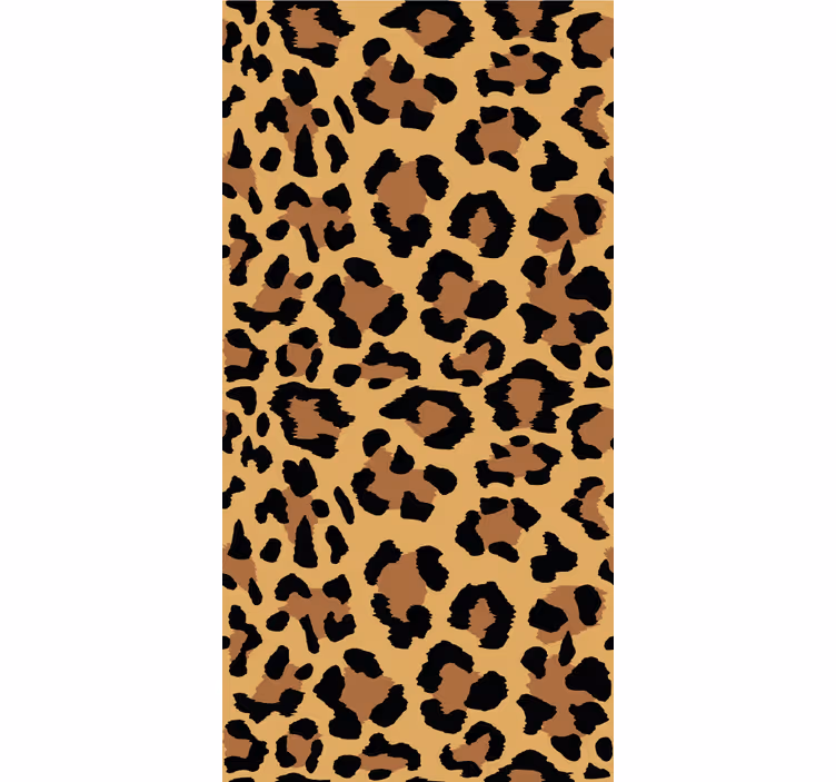 Carta da parati leopardata motivo a macchie di leopardo - TenStickers