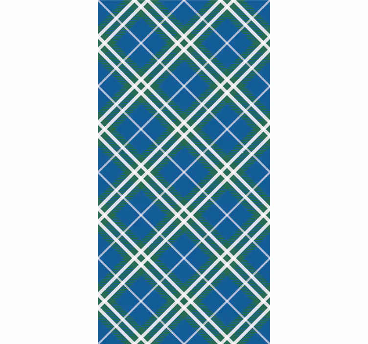 Carta da parati geometrica plaid geometrico - TenStickers