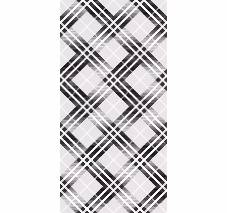 Carta da parati geometrica motivo a rombi lineare - TenStickers