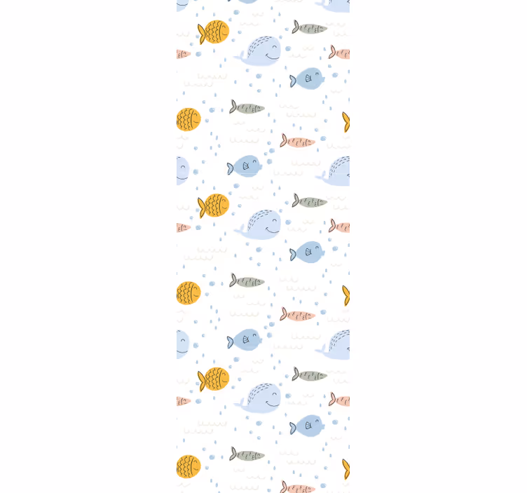 Carta da parati pesci motivo acquatico - TenStickers