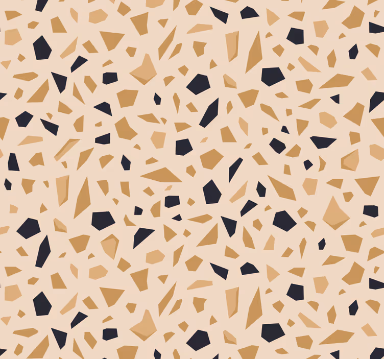 Carta da parati geometrica modello terrazzo - TenStickers