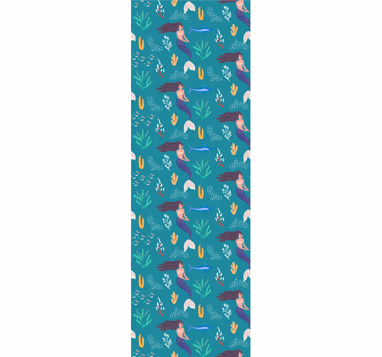Carta da parati cameretta sirena sott'acqua - TenStickers