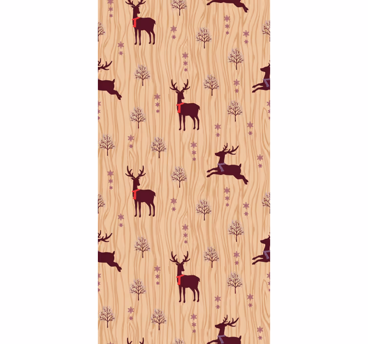 Carta da parati animali fauna forestale rustica - TenStickers