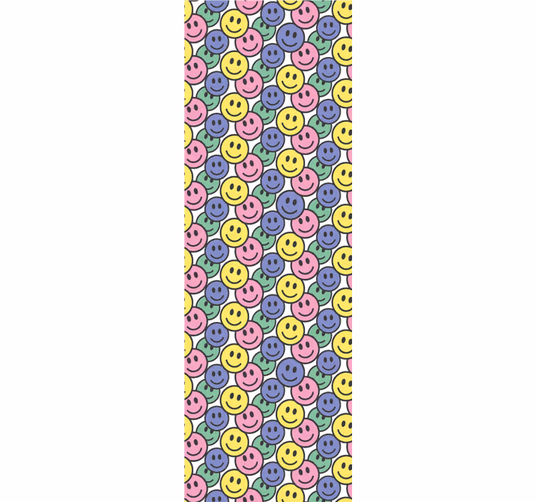 Carta da parati artistica modello di faccina - TenStickers