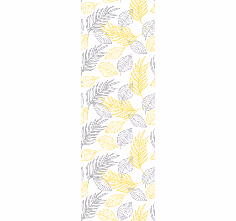 Carta da parati foglie motivo botanico frondoso - TenStickers