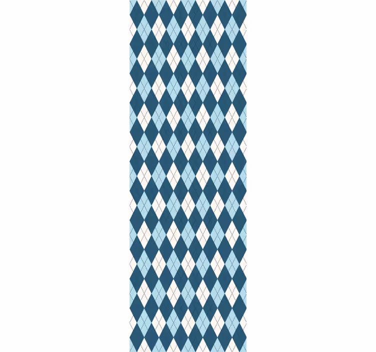 Carta da parati geometrica arlecchino di diamanti - TenStickers