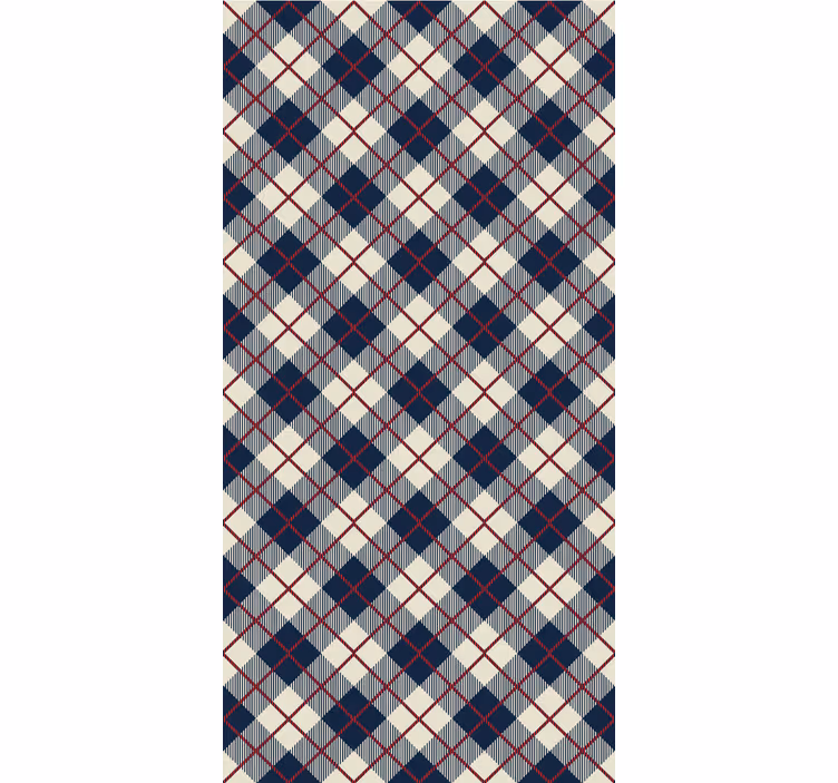 Carta da parati geometrica motivo a rombi - TenStickers