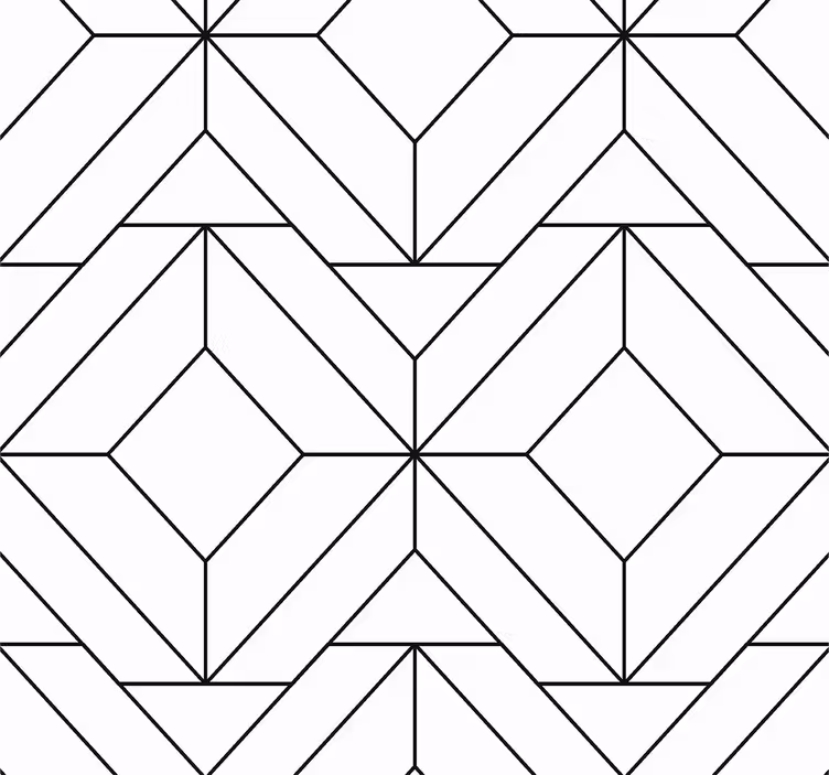 Carta da parati con stile geometrico - TenStickers