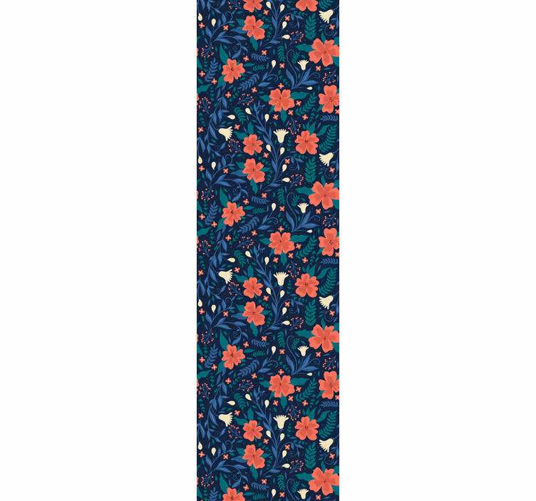 Carta da parati floreale stampa botanica floreale - TenStickers