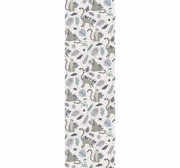 Carta da parati animali modelli di animali safari - TenStickers