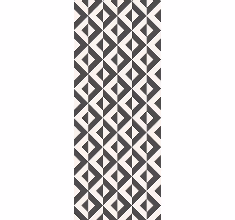 Carta da parati bagno disegno del modello geometrico - TenStickers