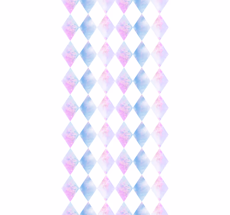 Carta da parati quadrati arlecchino geometrico - TenStickers