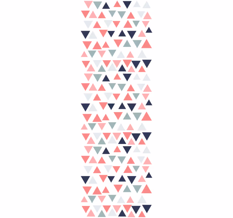 Carta da parati geometrica motivo geometrico del triangolo - TenStickers