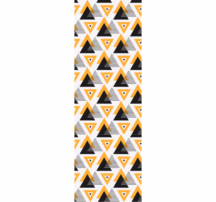 Carta da parati geometrica fusione di triangoli geometrici - TenStickers